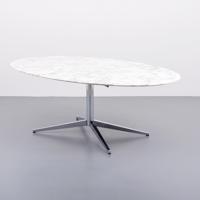 Florence Knoll Marble Top Dining Table, Desk - Sold for $4,687 on 02-06-2021 (Lot 599).jpg